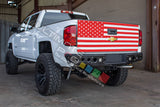 USA bed sticker, vinyl design for Chevrolet Silverado decal 2015 - Present