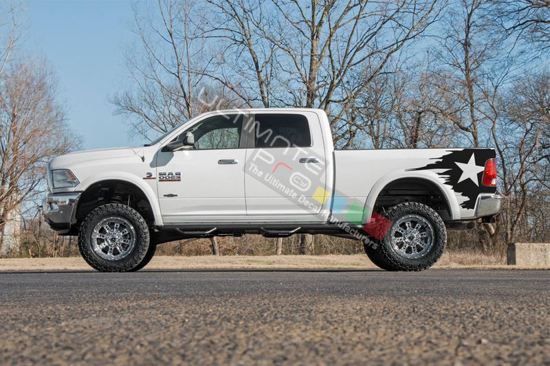 Side Bed Graphic Decal Sticker Dodge Ram 2009 - Present