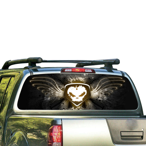 Skull Perforated for Nissan Frontier decal 2004 - Present