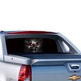 Skull Perforated for Chevrolet Avalanche decal 2015 - Present