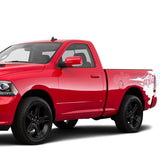 Side Bed 4X4 Decals Graphics Vinyl For Dodge Ram Regular Cab 1500 White / 2019-Present Bed Stickers