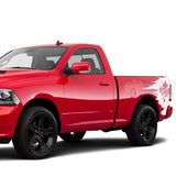 Side Bed Canada Decals Graphics Vinyl For Dodge Ram Regular Cab 1500 White / 2019-Present Bed