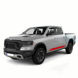 Side Door Stripes Decals Graphics Vinyl For Dodge Ram Crew Cab 1500 Red / 2019-Present Side Door