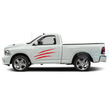 Side Scratches Decals Graphics Vinyl For Dodge Ram Regular Cab 1500 Red / 2019-Present Side Door