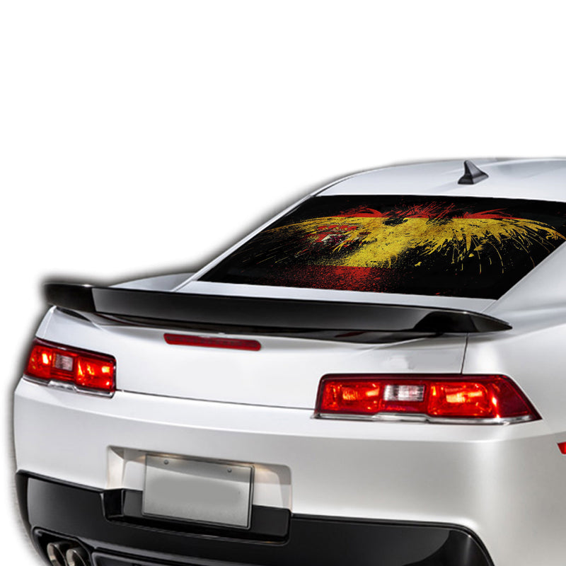 Spain Eagle Skull Perforated for Chevrolet Camaro Vinyl 2015 - Present