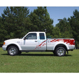 Sticker Design For Ford Ranger Super Cab 1998-2012 Red