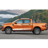Sticker For Ford Ranger Double Cab 2011 - Present White