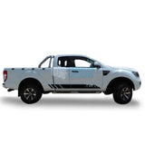 Sticker Vinyl Design For Ford Ranger Super Cab 2011 - Present Black