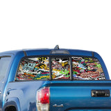 Bomb Sticker Perforated for Toyota Tacoma decal 2009 - Present