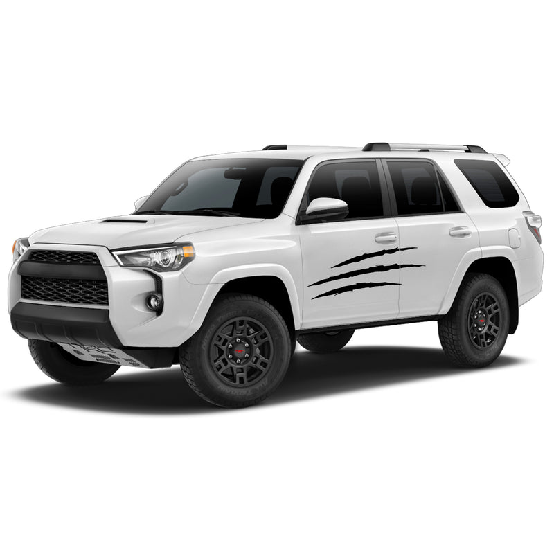 Decal Sticker Vinyl Side Scratch Stripe Kit Compatible with Toyota 4Runner 2009-Present 