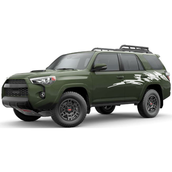 Bed Decal Sticker Vinyl Side Stripe Kit Compatible with Toyota 4Runner 2009-Present