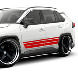 Decal for Toyota RAV4 Triple line side