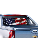 USA 1 Perforated for Chevrolet Avalanche decal 2015 - Present