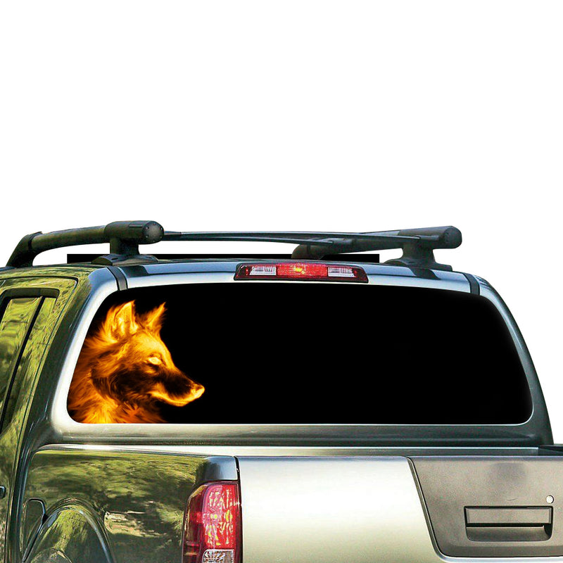 Wolf Perforated for Nissan Frontier decal 2004 - Present