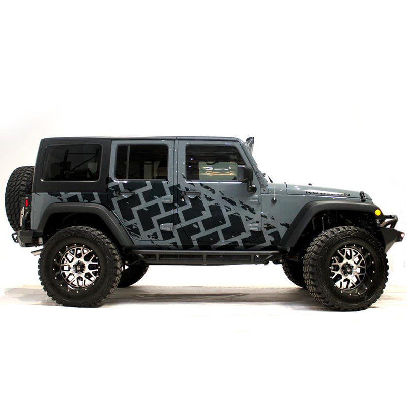 jl jk wrangler decals stamp tire side sticker 2018 - Present