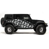 jl jk wrangler decals stamp tire side sticker 2018 - Present